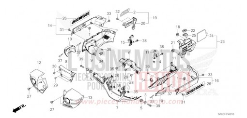 COUVERCLE DE MOTEUR GL1800DAM de 2021